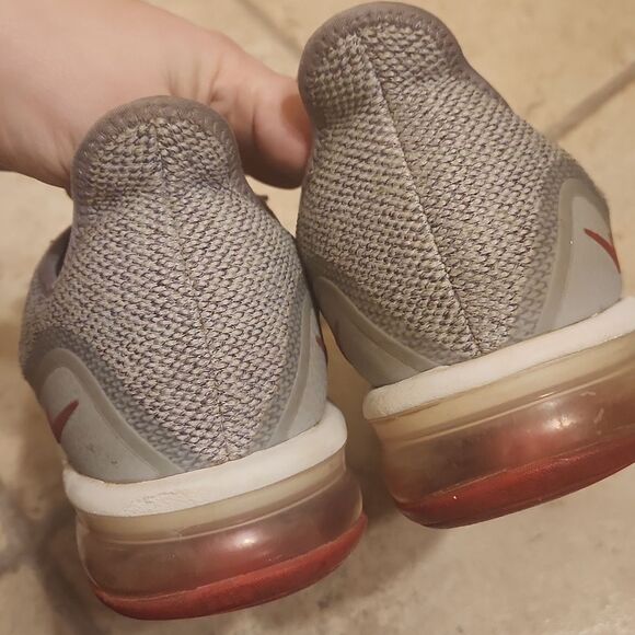 Nike Air Max Men's Sequent 3 Gray & Red Running Shoes 921694-060 Size 12 - Picture 7 of 12